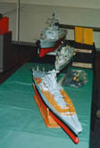 Don's models on show at a mueum show