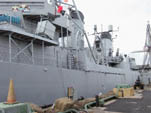 Midships view looking to the stern