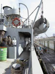 Starboard superstructure view from main deck