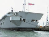 HMS Invincible - stern Goalkeeper