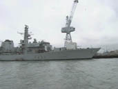 HMS Marlborough bow details