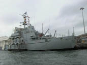 HMS Shetland stern view