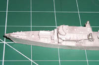 Close-up of bow detailing
