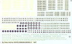 WEM 1/350 Aircraft decal sheet